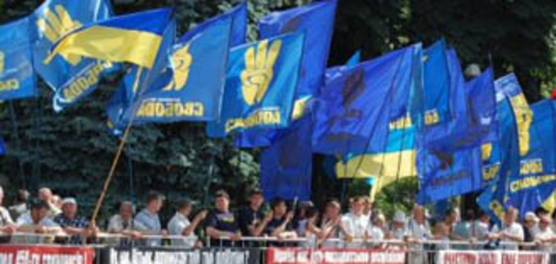 'Свобода' заблокировала избирком