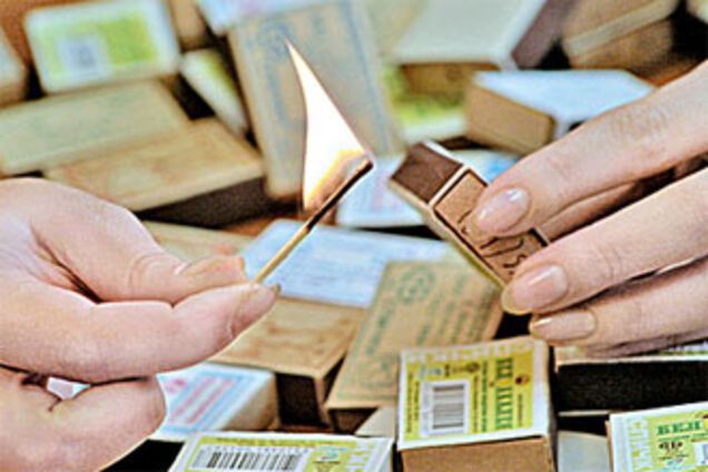 Украина ввела квоты на импорт спичек