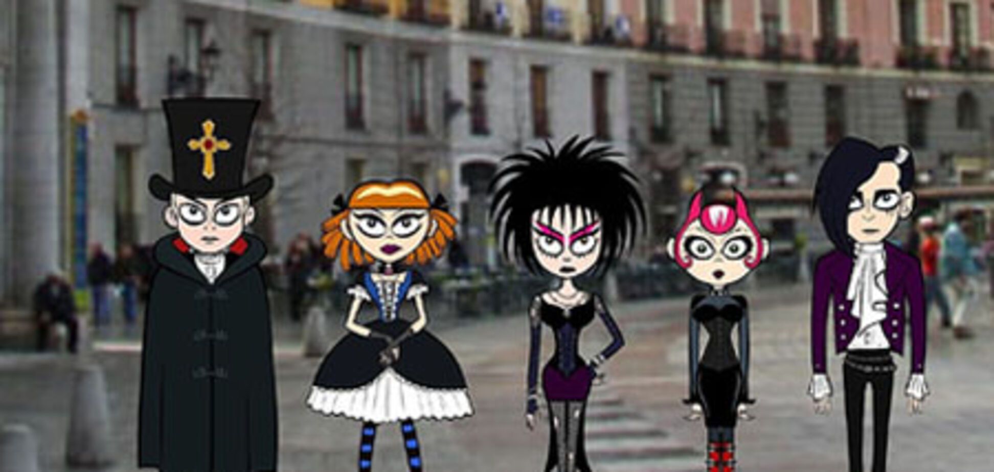 Малолетние готы устроили разборки на школьном стадионе