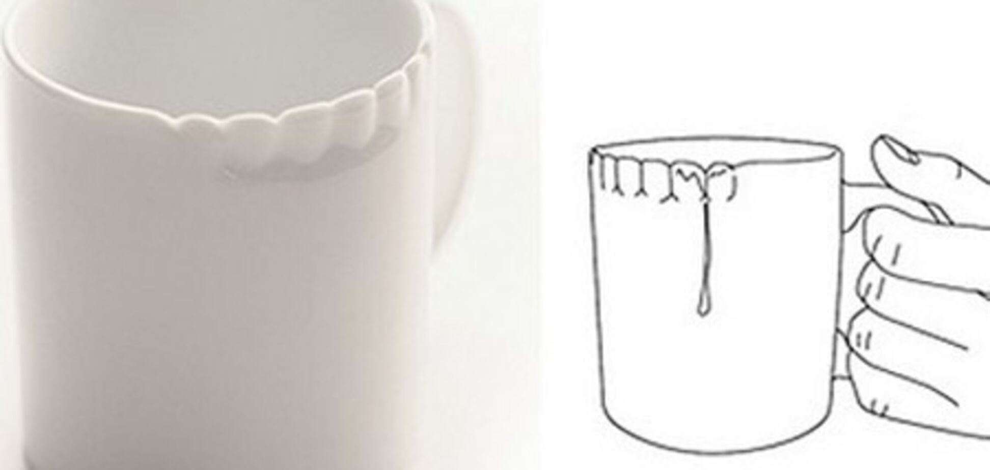 «Зубастая» чашка для тех, кто забывает чистить зубы
 
