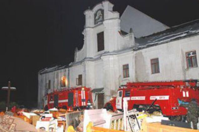 На Львівщині горів костел Святої Анни