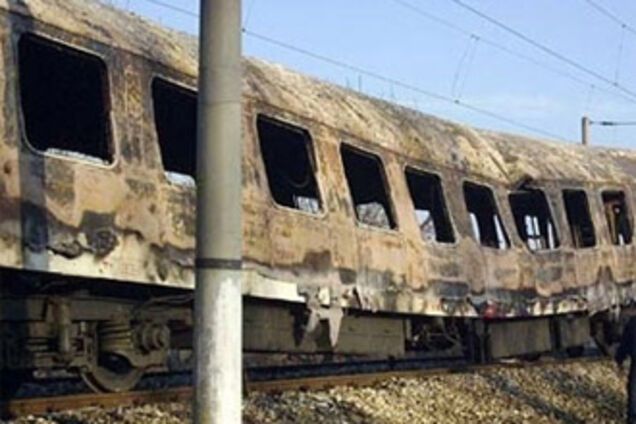 В поезде Одесса-Хмельницкий сгорели два вагона