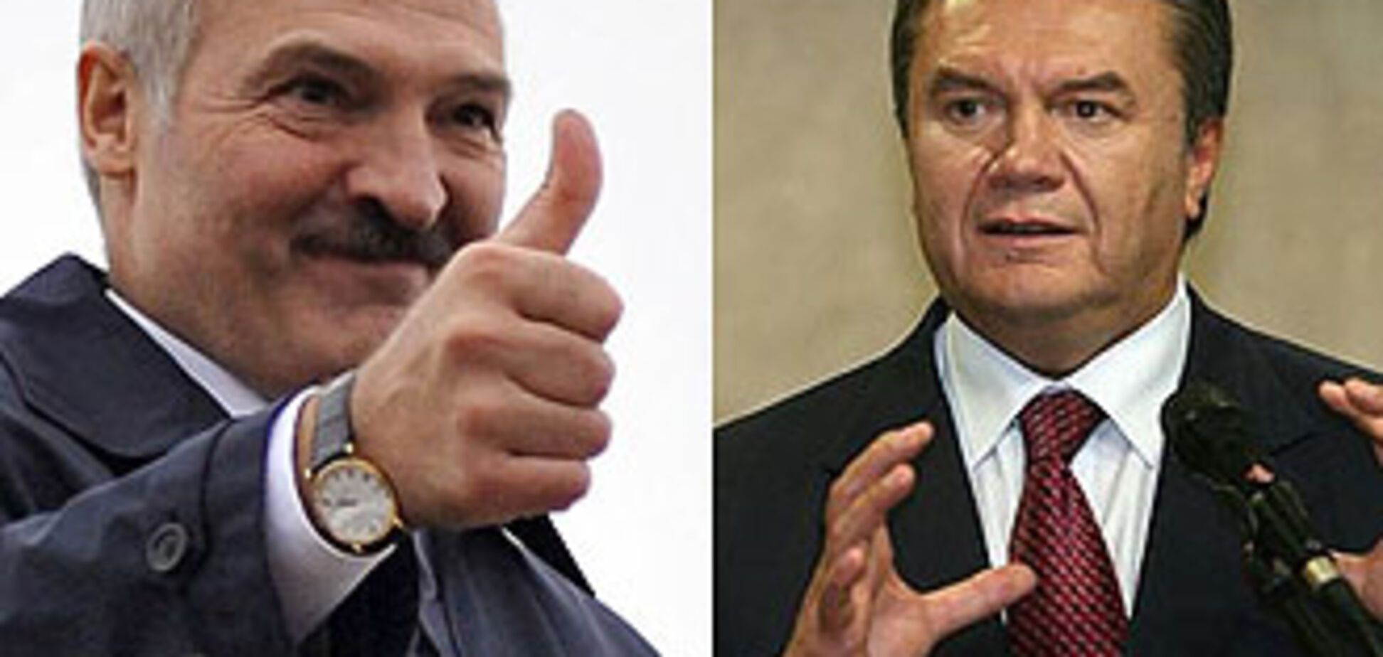 Янукович и Лукашенко пообщались по телефону