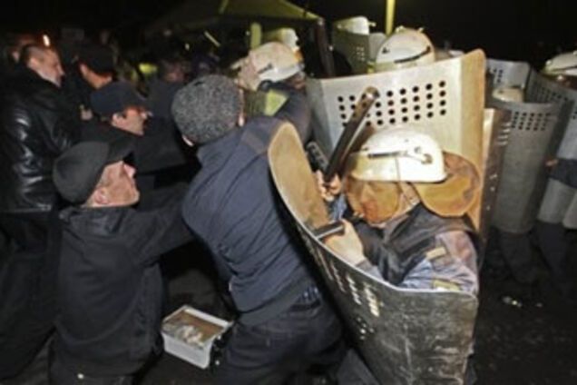 В России против шахтеров бросили ОМОН. ФОТО, ВИДЕО