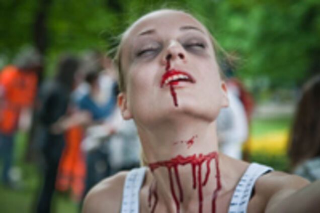 В Москве состоялся парад зомби