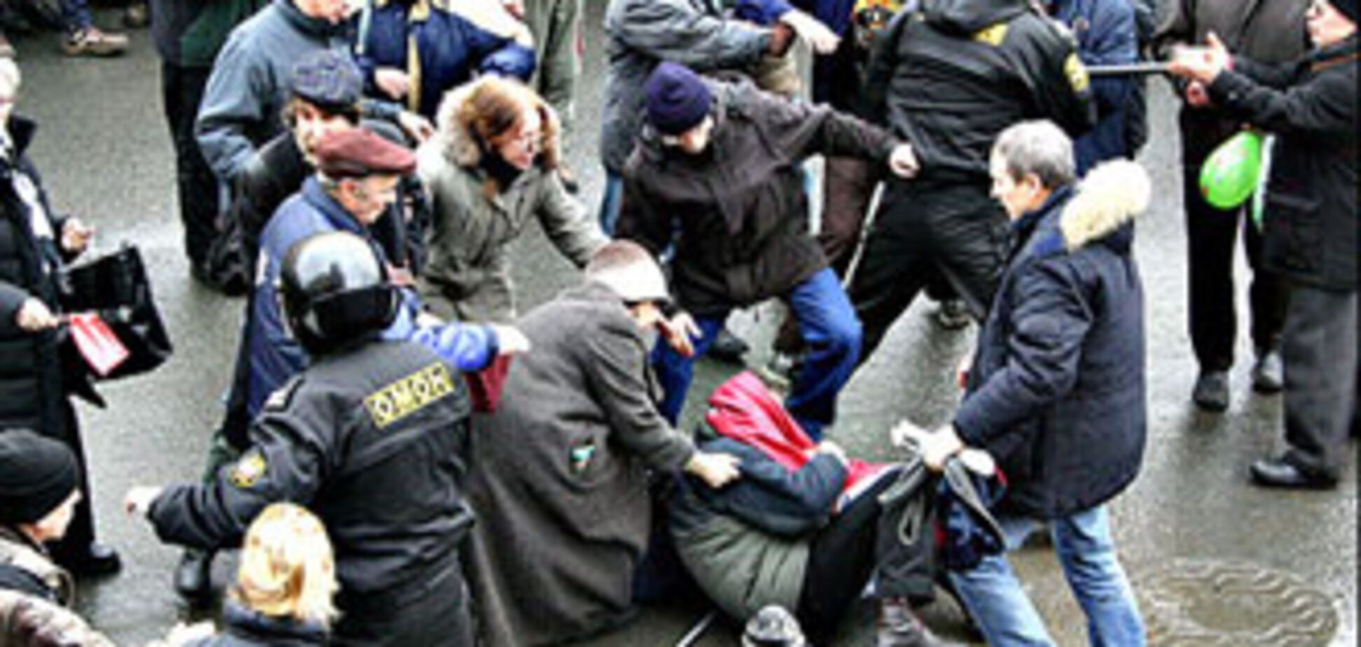 Московская милиция жестко разобралась с маршем несогласных