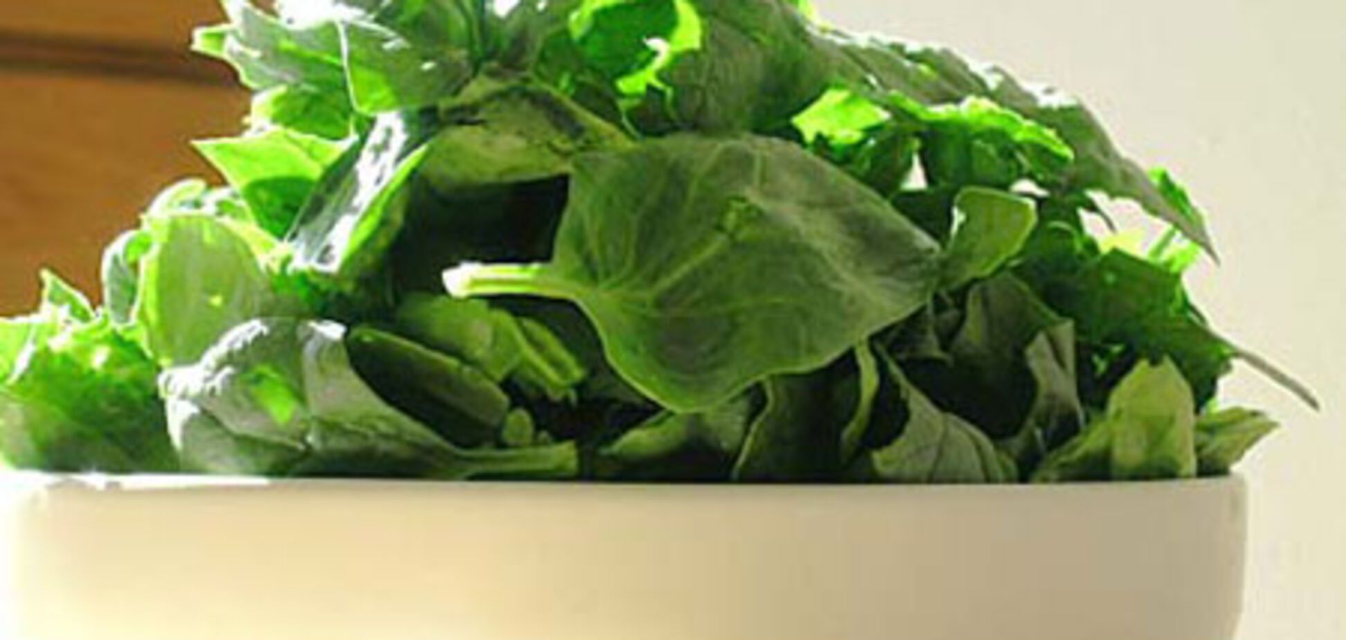 Шпинат - заряжает энергией