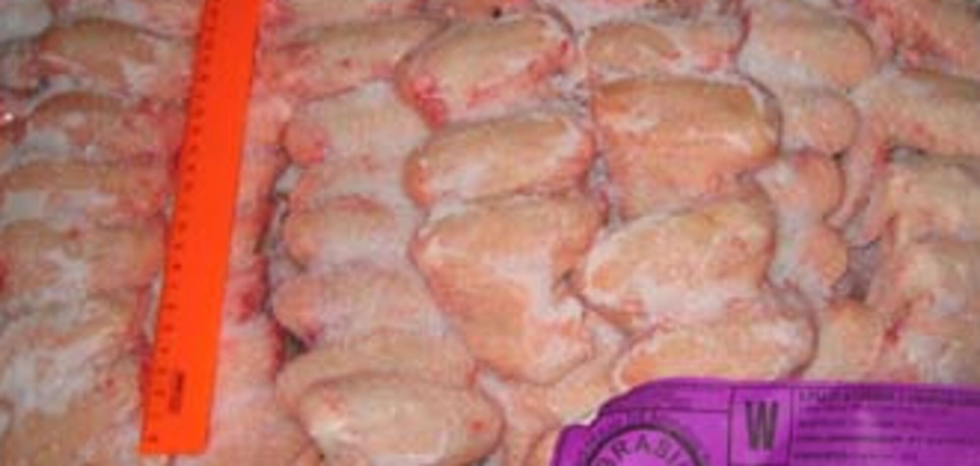 Задержали фуру с испортившимся американским мясом