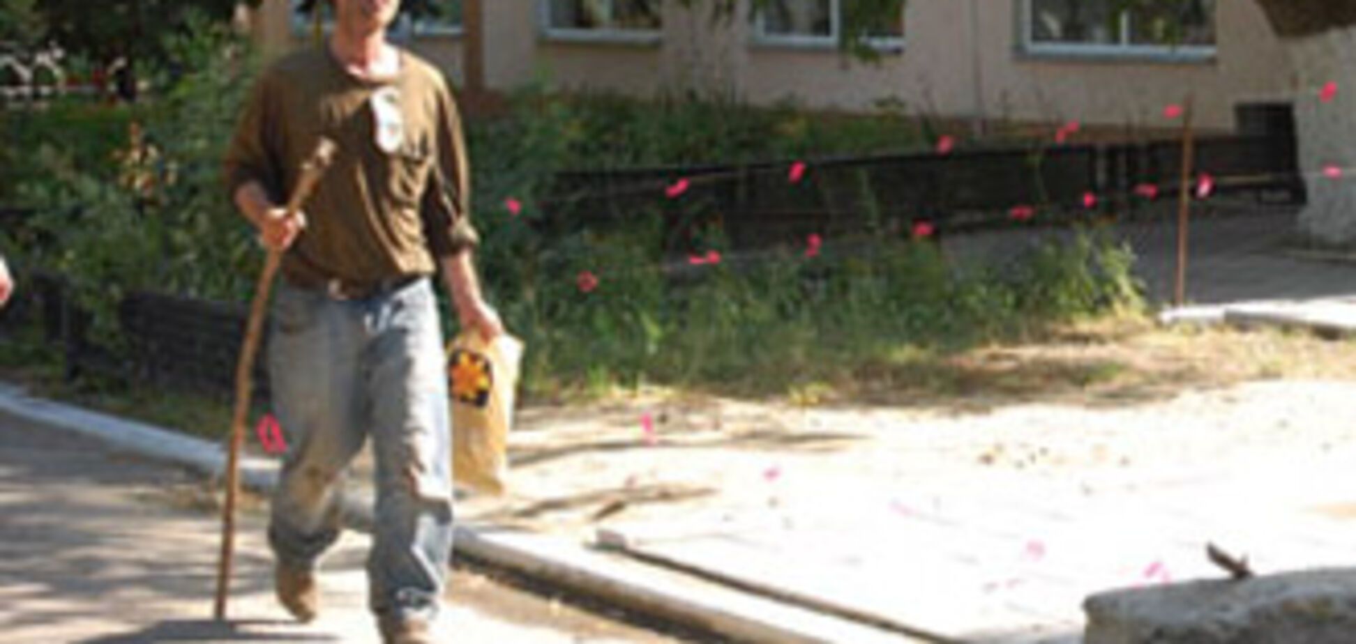 Затриманий бомж виявився жителем США