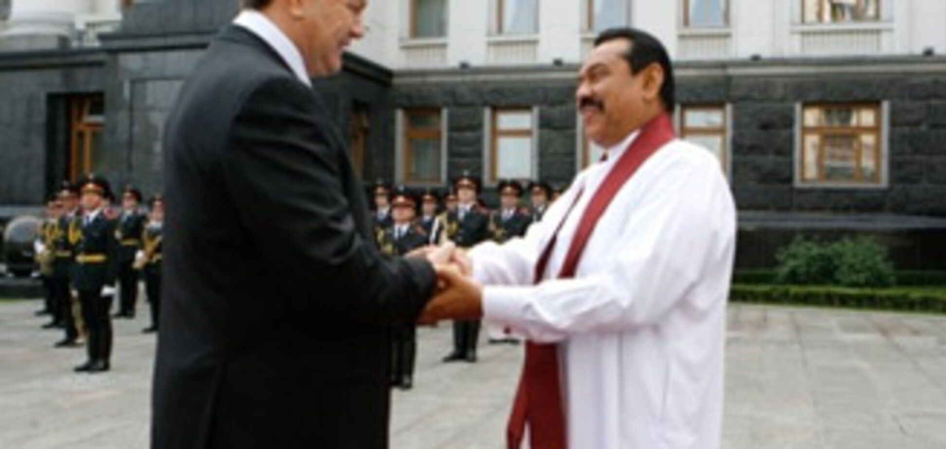 Встреча президента Украины с президентом Шри-Ланки