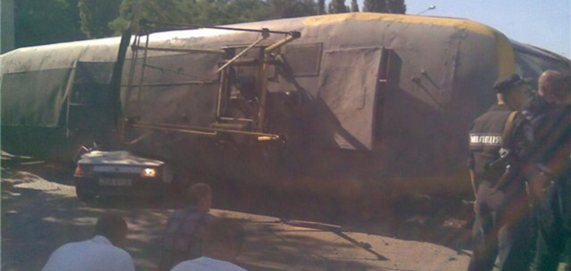 В Одесі перекинувся трамвай, число постраждалих невідомо