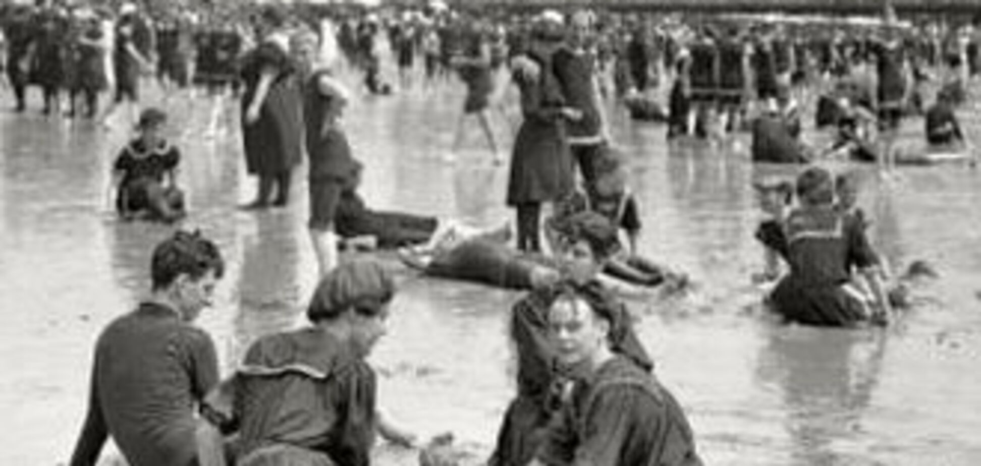 Как выглядели пляжи в 1900 - 1920 годах