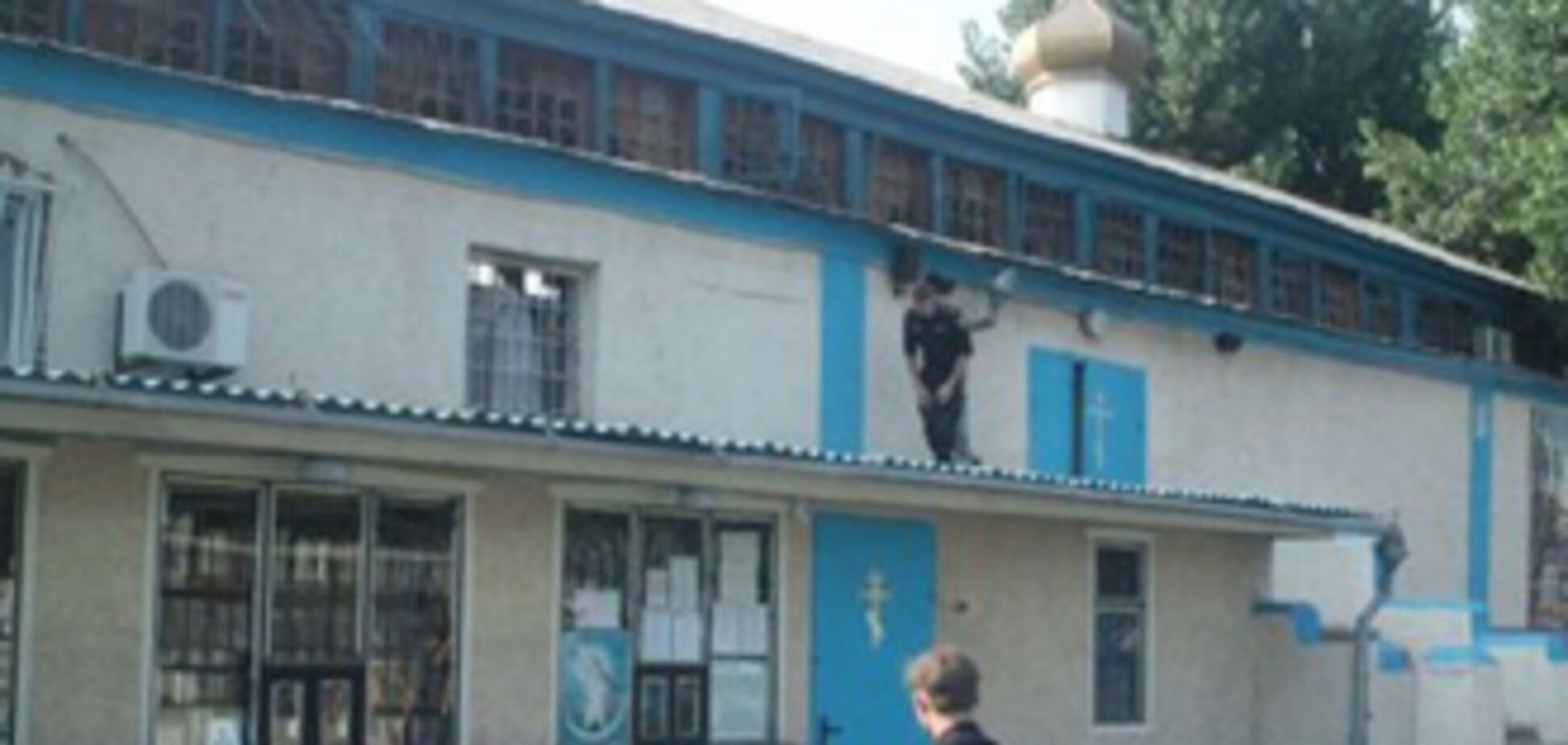 Взорванный храм отремонтируют на деньги запорожцев