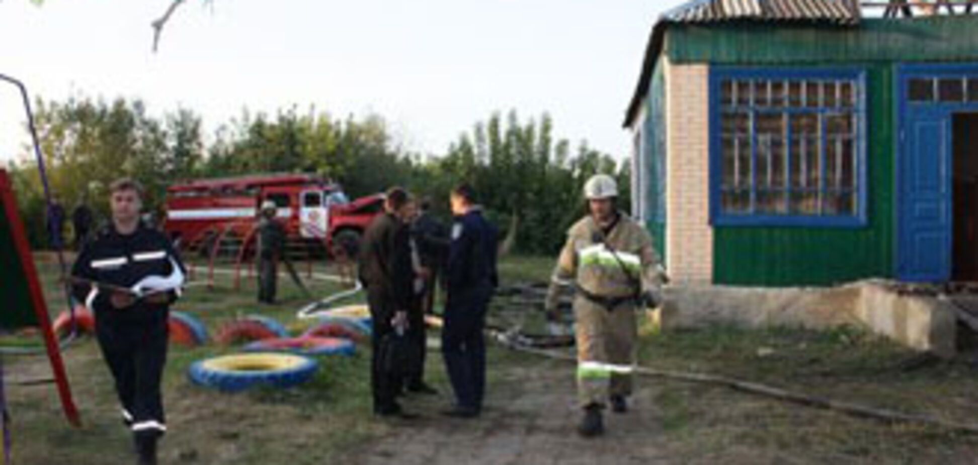 На Донеччині бомжі спалили дитячий садок