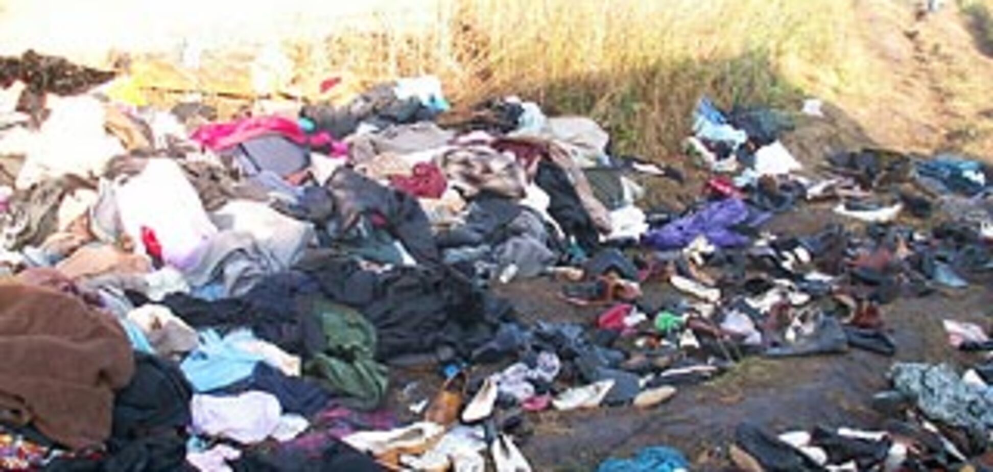 Помощь рязанским погорельцам выбросили в силосную яму. ВИДЕО