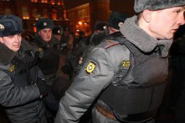 На Манежній площі в Москві затримали понад 100 осіб
