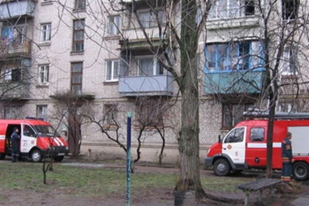 В Киеве во время пожара погибла пенсионерка, 13 января 2011