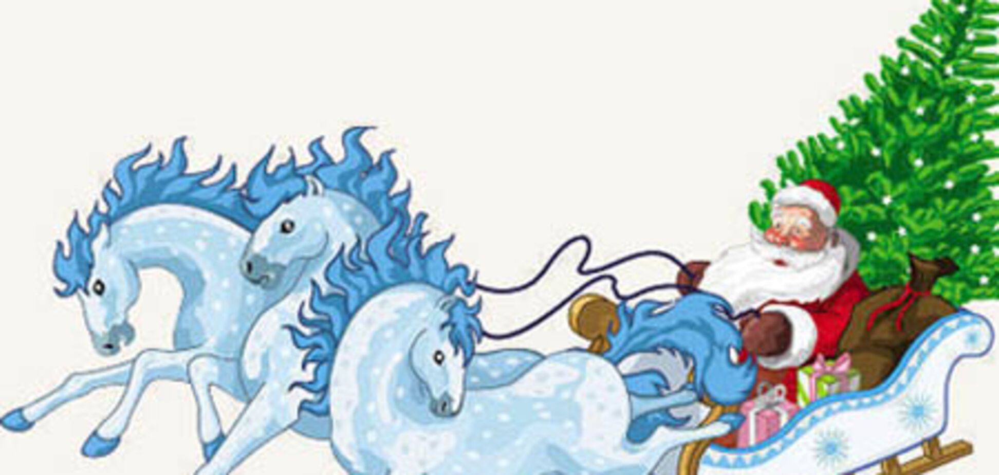 У Криму Діда Мороза відправили на дно разом з ялинкою