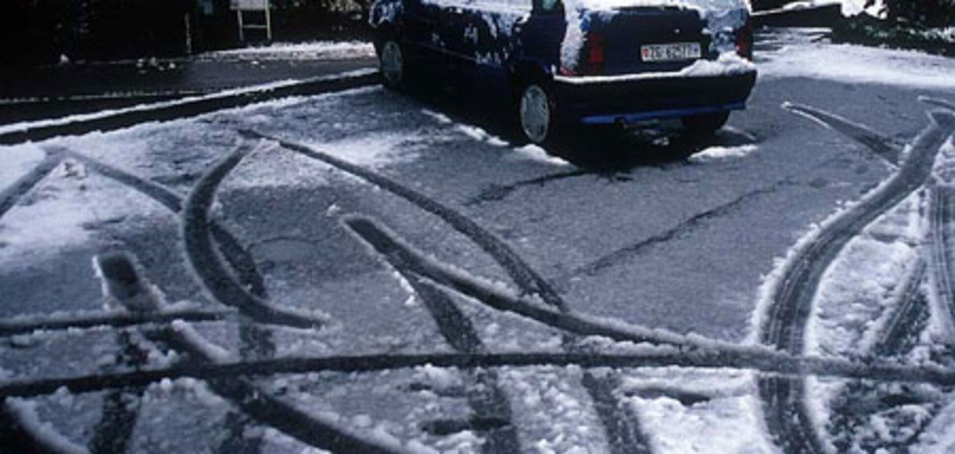 На дорогах України сьогодні ожеледиця