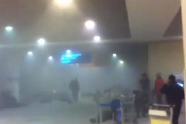 Теракт в 'Домодедово'. Видео после взрыва