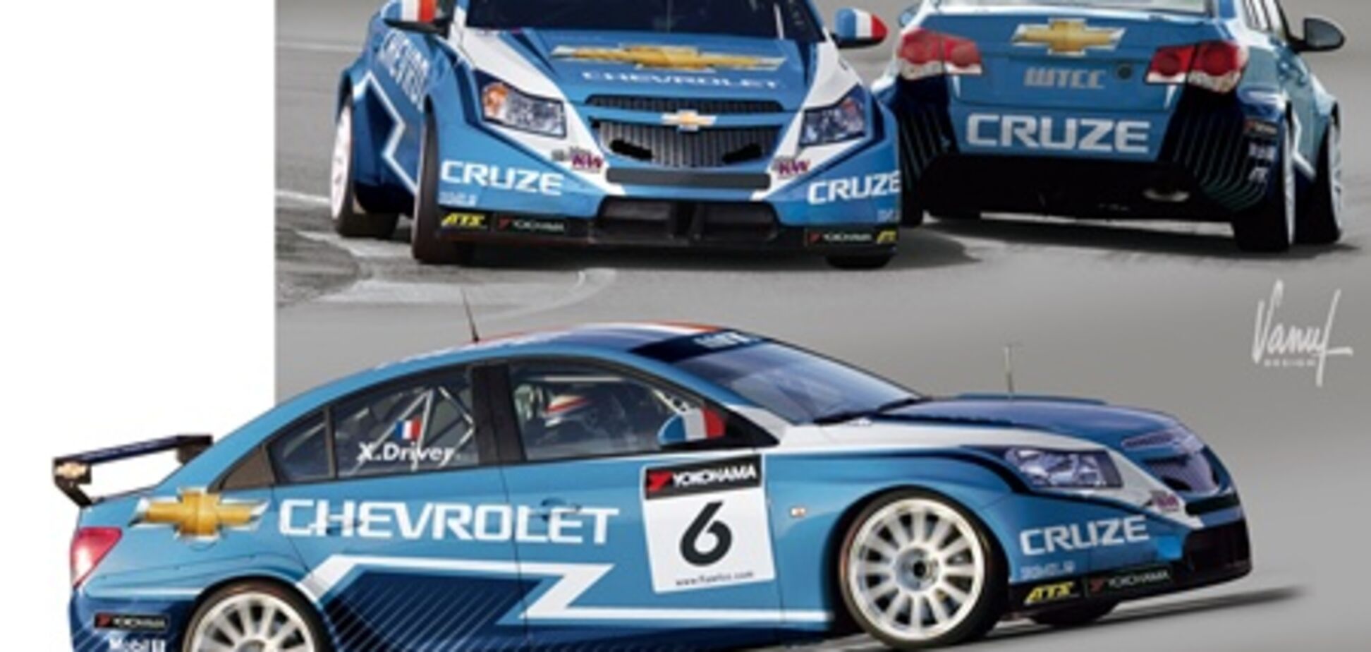 Chevrolet показал обновленный Cruze WTCC 2011 с турбомотором