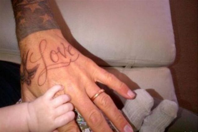 Бекхэм сделал новую татуировку