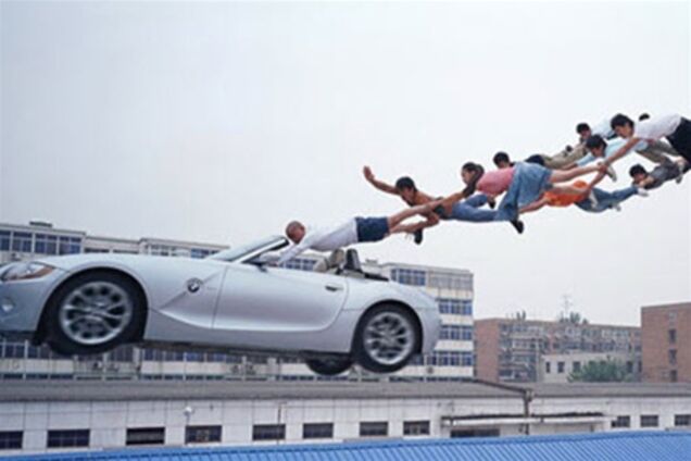 У підвішеному стані