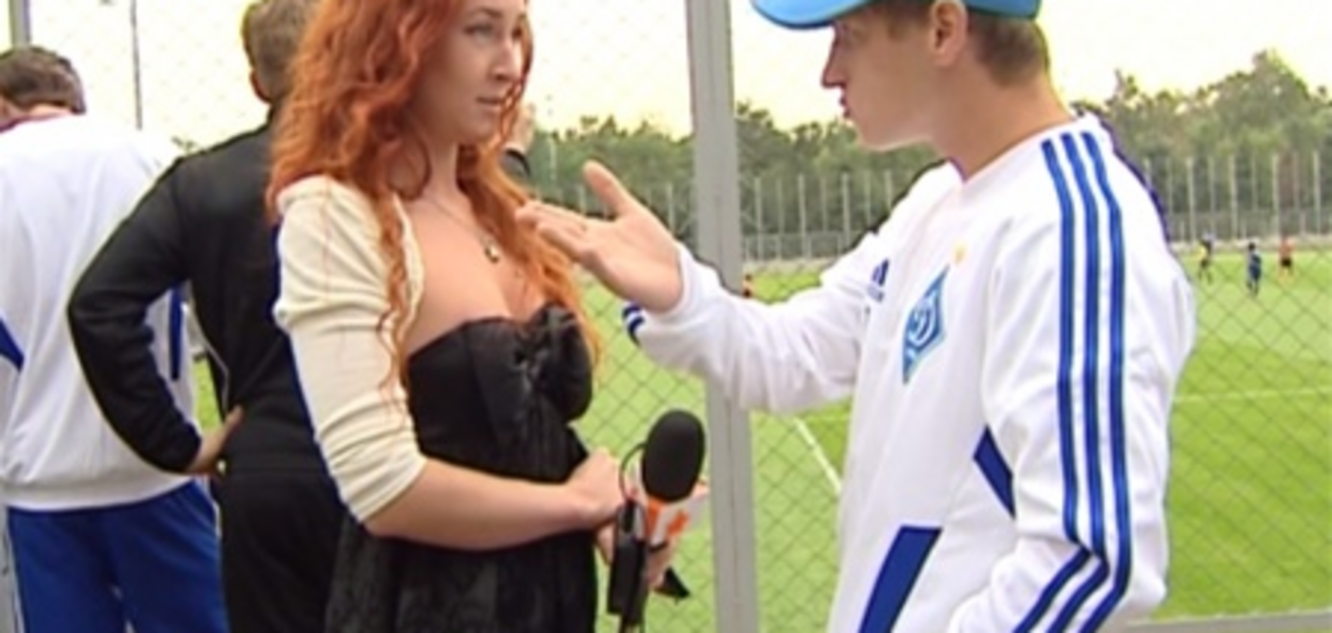 Футболист 'Динамо' Александр Алиев обматерил журналистку. Видео