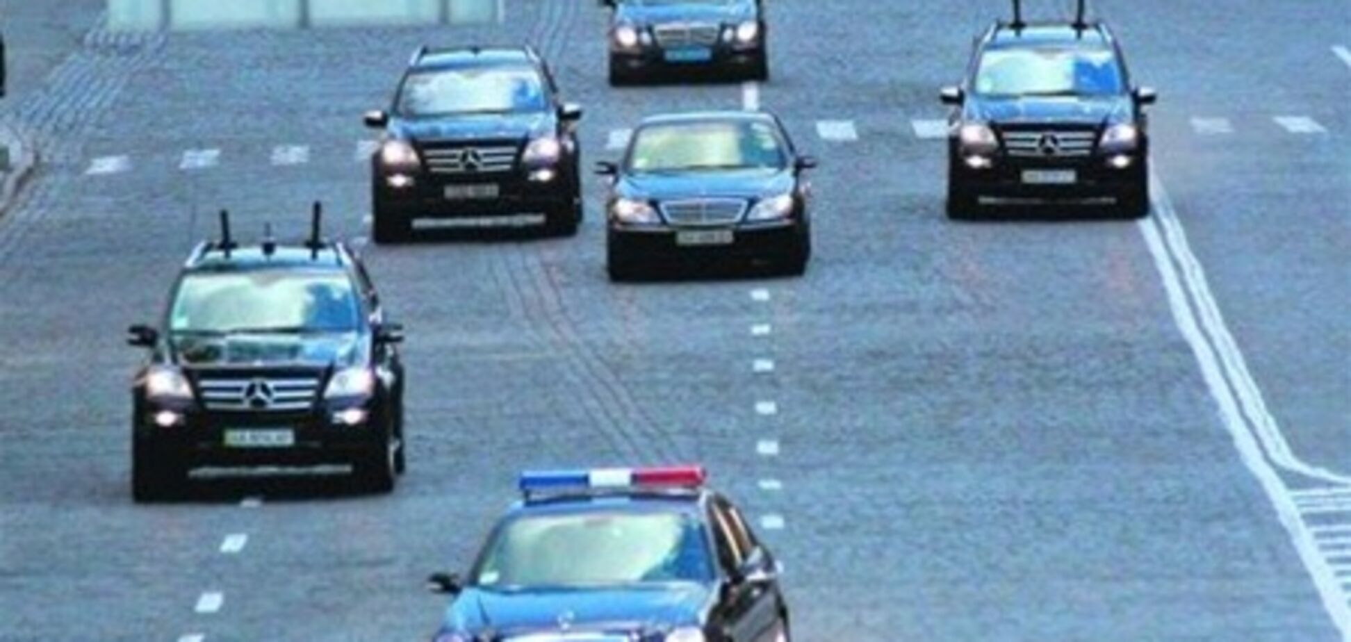 У ДТП з кортежем Януковича постраждала чотири автомобілі