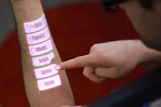 В Microsoft умеют из любой поверхности сделать сенсорный экран. Видео 