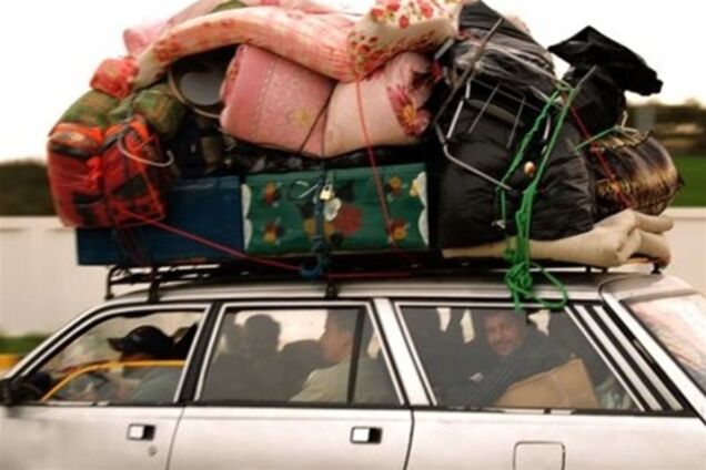 Дніпропетровськ. Жителі масово покидають місто