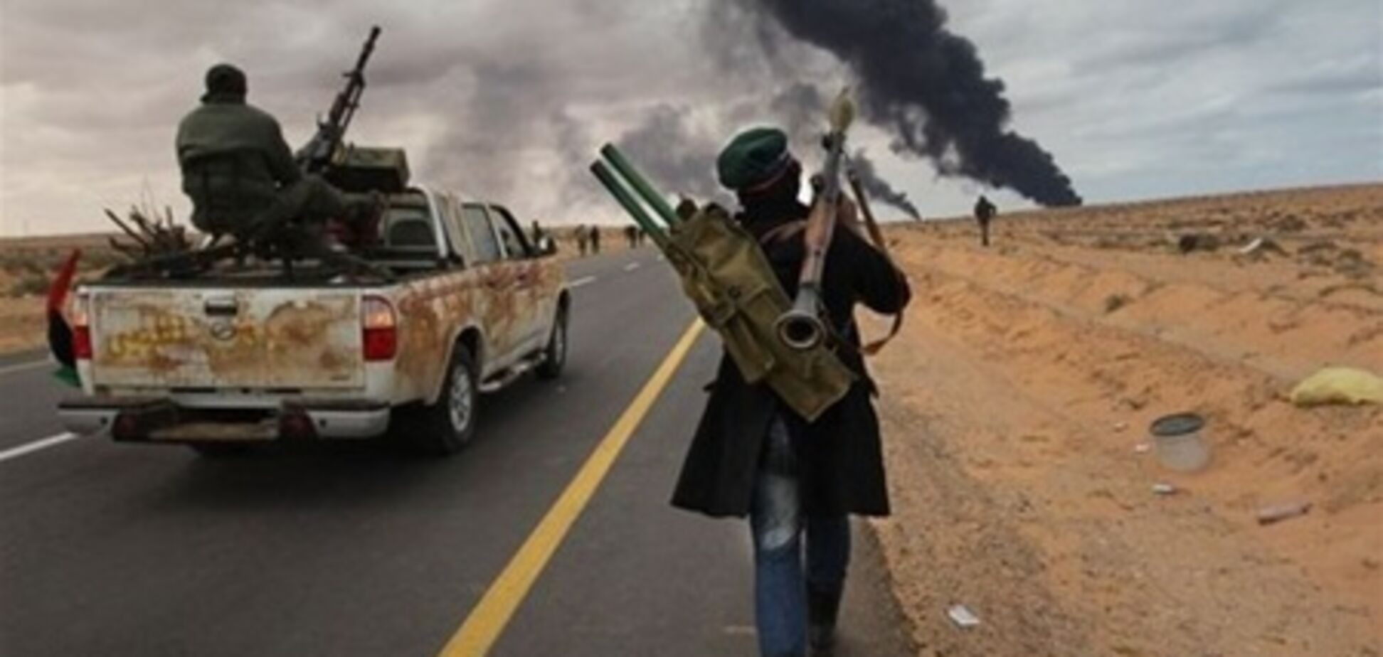 Ливийские правительственные войска взяли родной город Каддафи