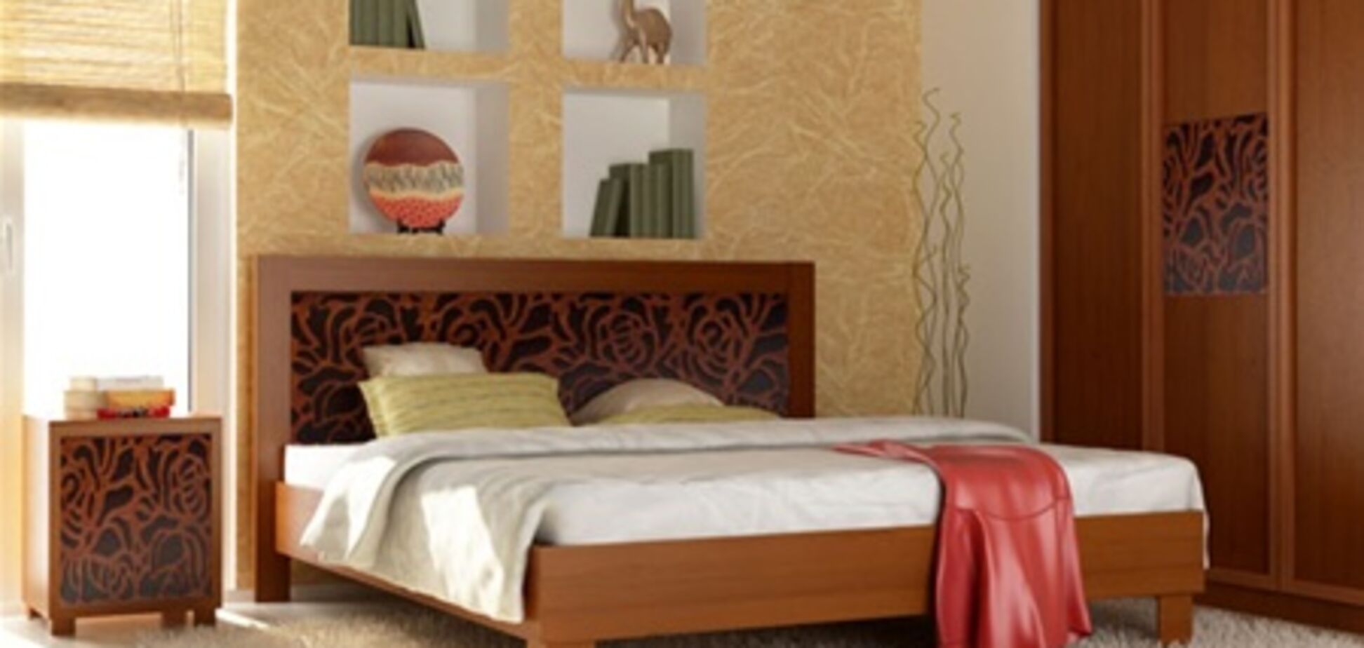 Дизайн спальни начинается с кровати