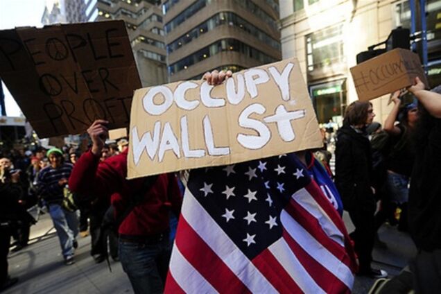 43 відсотки американців підтримують рух 'Захопи Уолл-стріт'