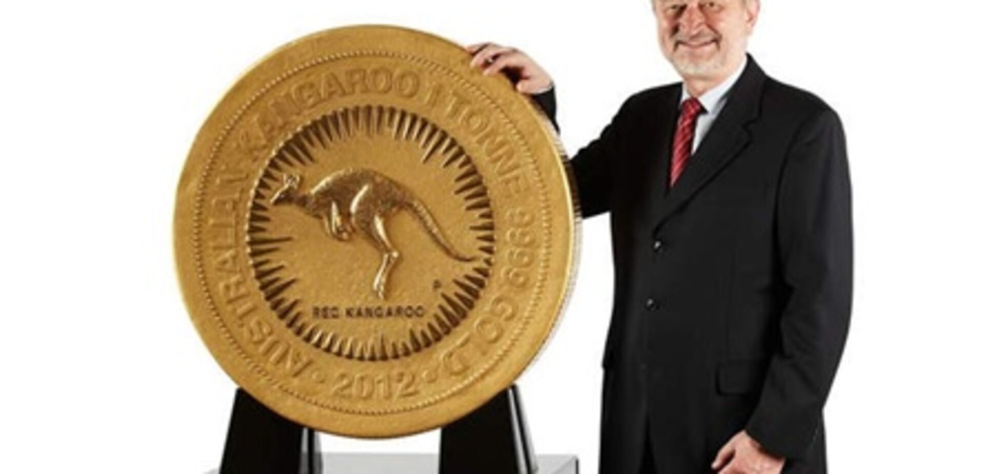 В Австралии отлили монету из тонны золота. Видео