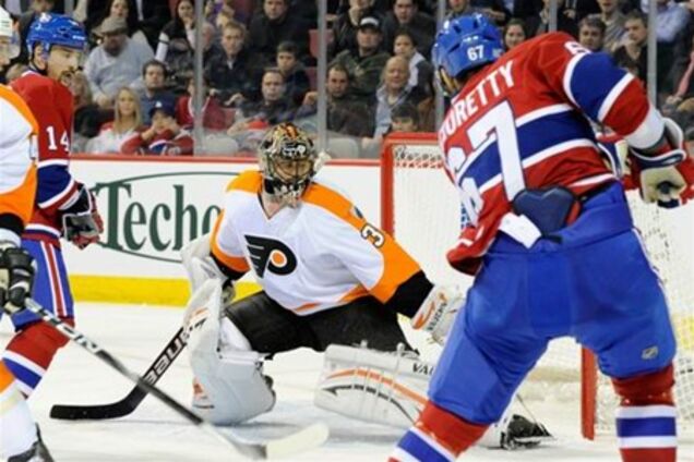 НХЛ. 'Монреаль' разгромил 'Филадельфию', победы 'Сент-Луиса' и 'Калгари'