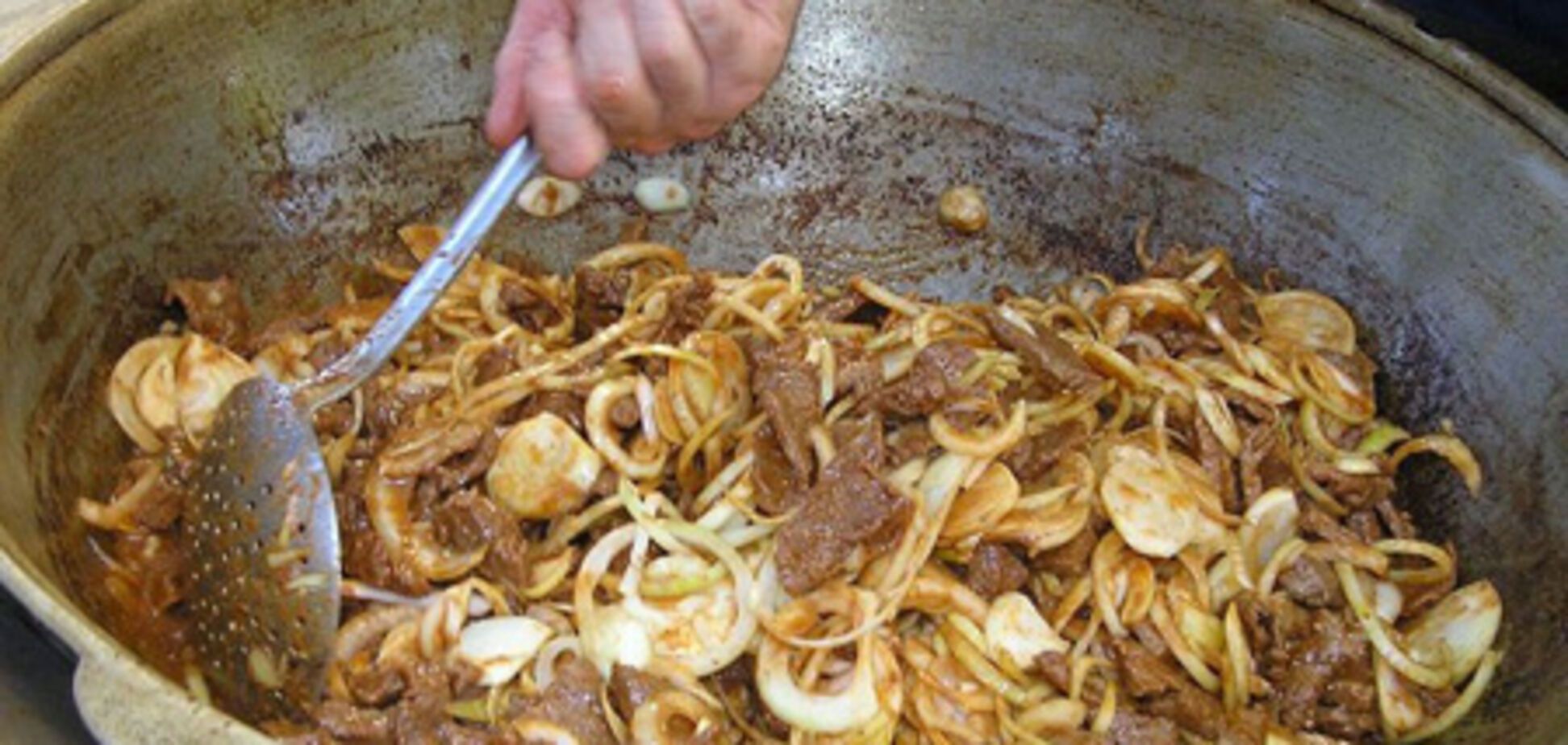 Молочный суп с мясом