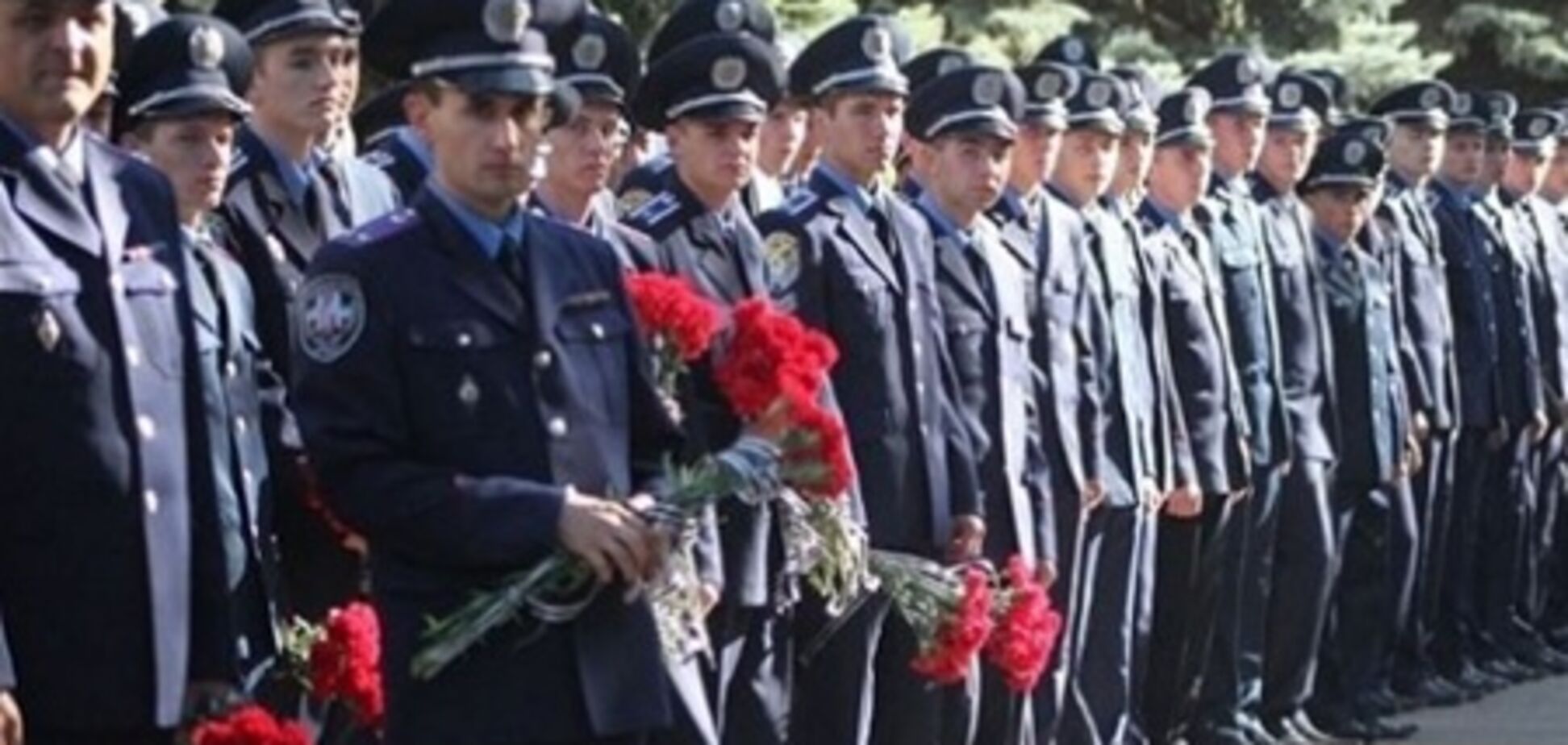 Одесские милиционеры простились с погибшими коллегами