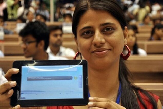 В Индии презентовали самый дешевый планшет в мире