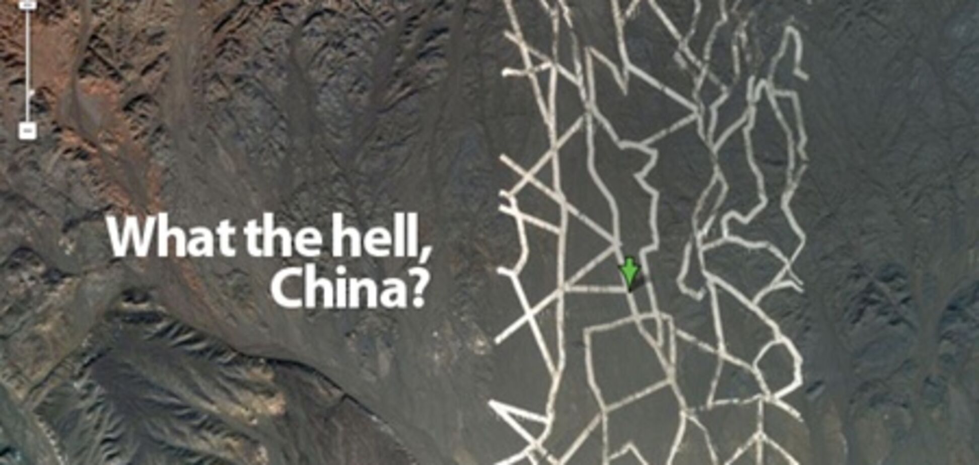 Google засек в Китае невероятные строения. Фото