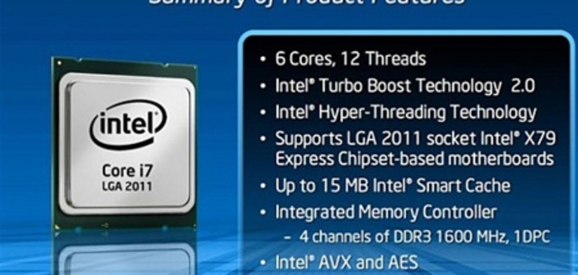 Intel представила самый быстрый в мире процессор