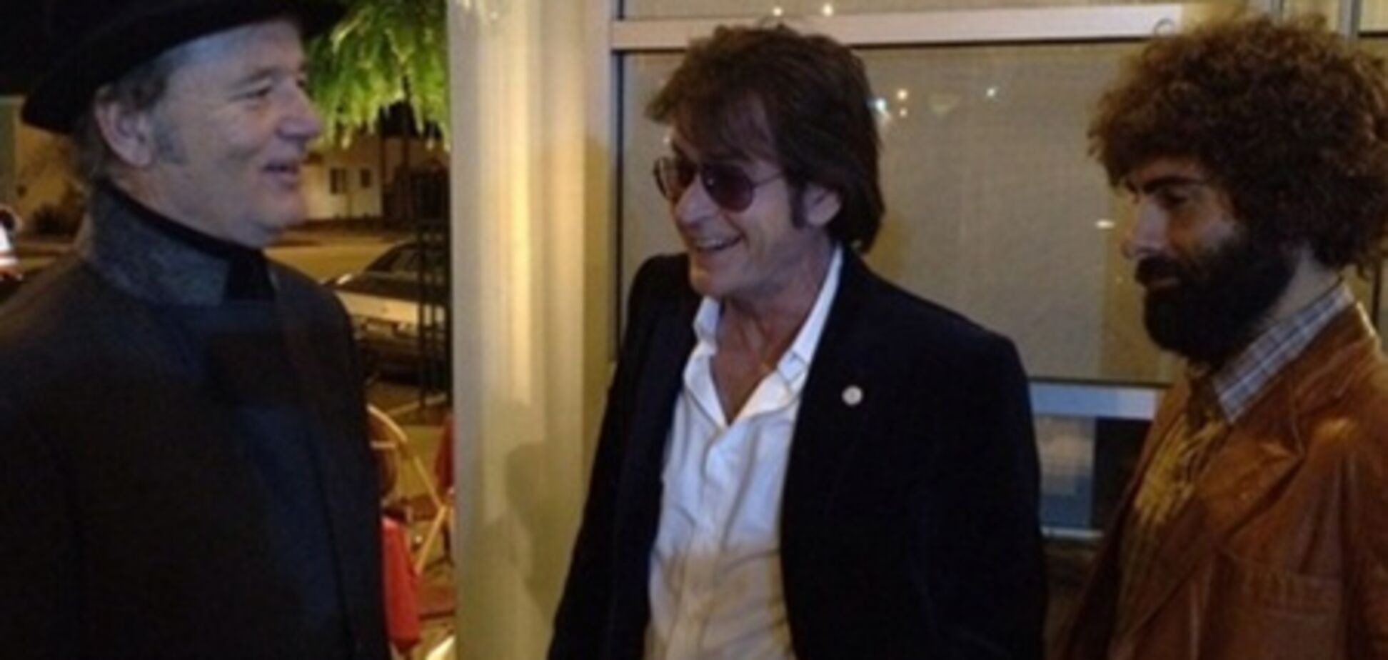 Чарли Шин показал фото со съемок нового фильма