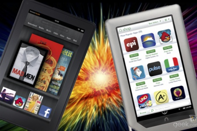 Сравниваем планшеты Nook Tablet и Kindle Fire