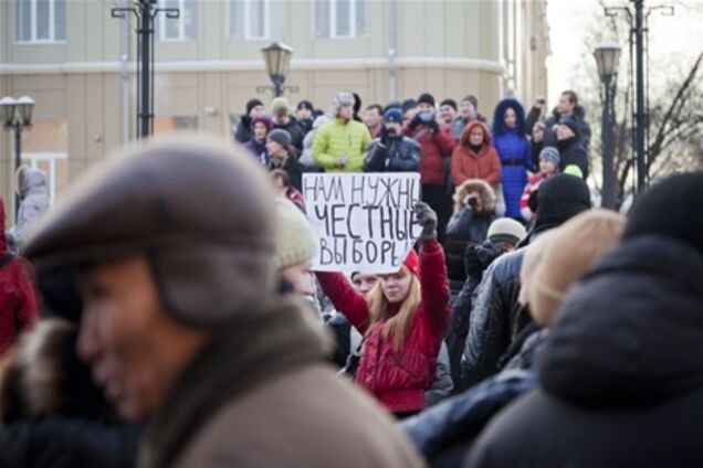 У Казані на мітингу 'За чесні вибори' затримано близько 100 осіб