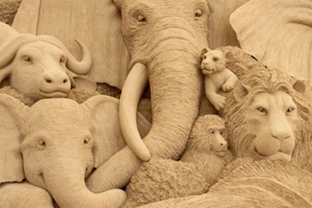 Музей песчаных скульптур в Японии