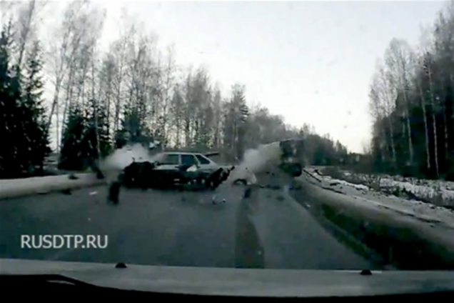 Названы самые страшные аварии в России. Видео