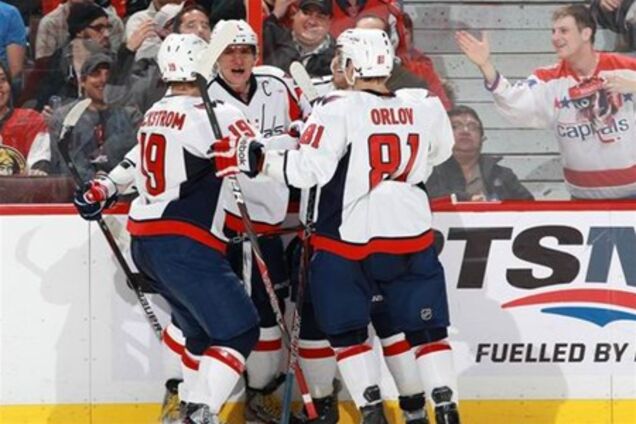 НХЛ. Победы 'Вашингтона', 'Тампы', 'Каролины' и 'Сан-Хосе', поражение 'Детройта'