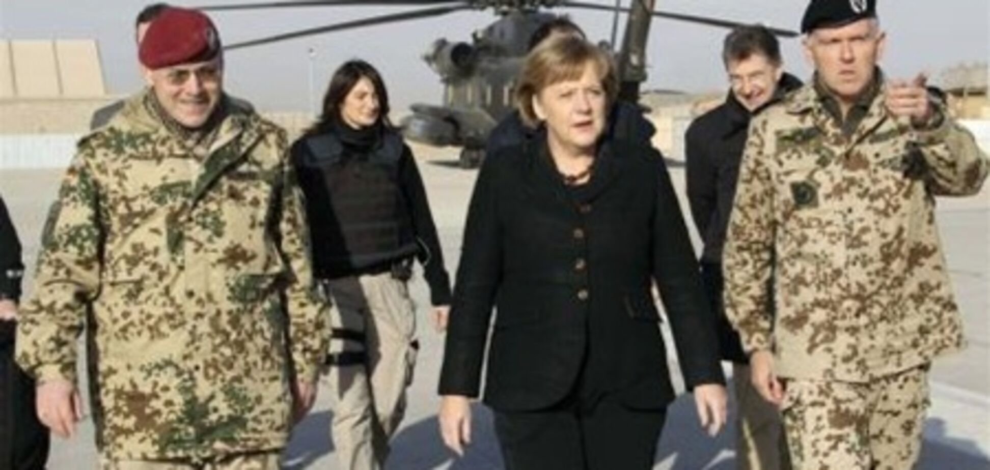 Меркель готова вести переговоры с талибами