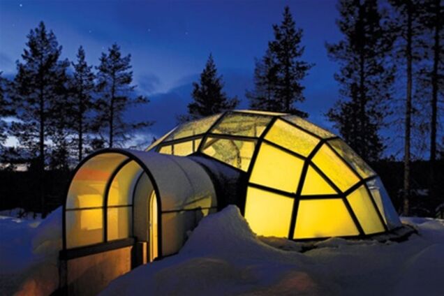 Понаблюдать за северным сиянием смогут гости финского отеля