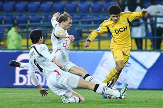 Премьер-лига Украины. 'Волынь' вдевятером не выстояла в Харькове
